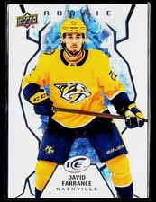 2021-22 Upper Deck Ice #115 David Farrance Nashville Predators