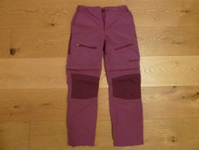 Trekkinghose Trollkids Gr. 140 beere abnehmbares Bein - kurze Hose