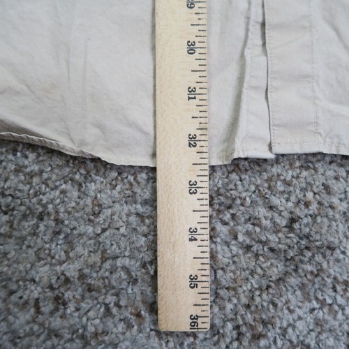 Camisa De Colección Banana Republic Para Hombres XL Beige Western Botón a Presión Ropa de Trabajo Años 80 90 - Imagen 5 de 9