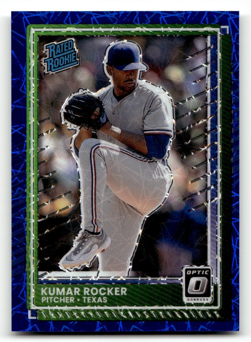 2025 Donruss #18 Kumar Rocker Optic Blue Velocity Rated Rookie
