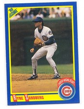 Ryne Sandberg - No Position Error 1990 Score #561 Chicago Cubs Baseball Card