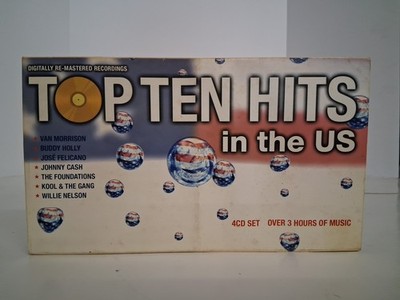 American Top 10 US Hits 4 CD 1950s 1960s 1970s 1980s Music CDs 