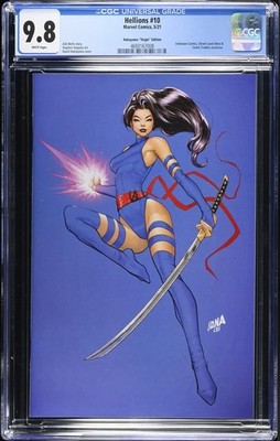 Hellions #10 David Nakayama Psylocke Virgin Variant CGC 9.8