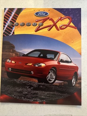 1998 Ford Escort ZX2 Sales Brochure With Paint Codes