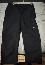 Red Kap Men's Navy Blue Cargo Pants with Pockets Size 36x30