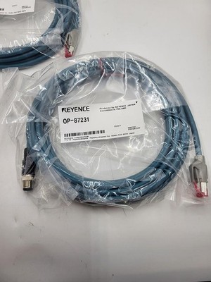 Keyence op-87231 Ethernet cable 5 meters long 4 pin
