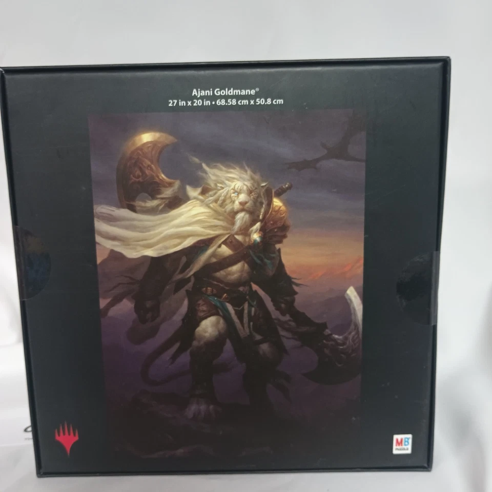 Magic the Gathering Ajani Goldmane 1000 pc. Jigsaw puzzle 27"x20" NEW - Image 3 of 3