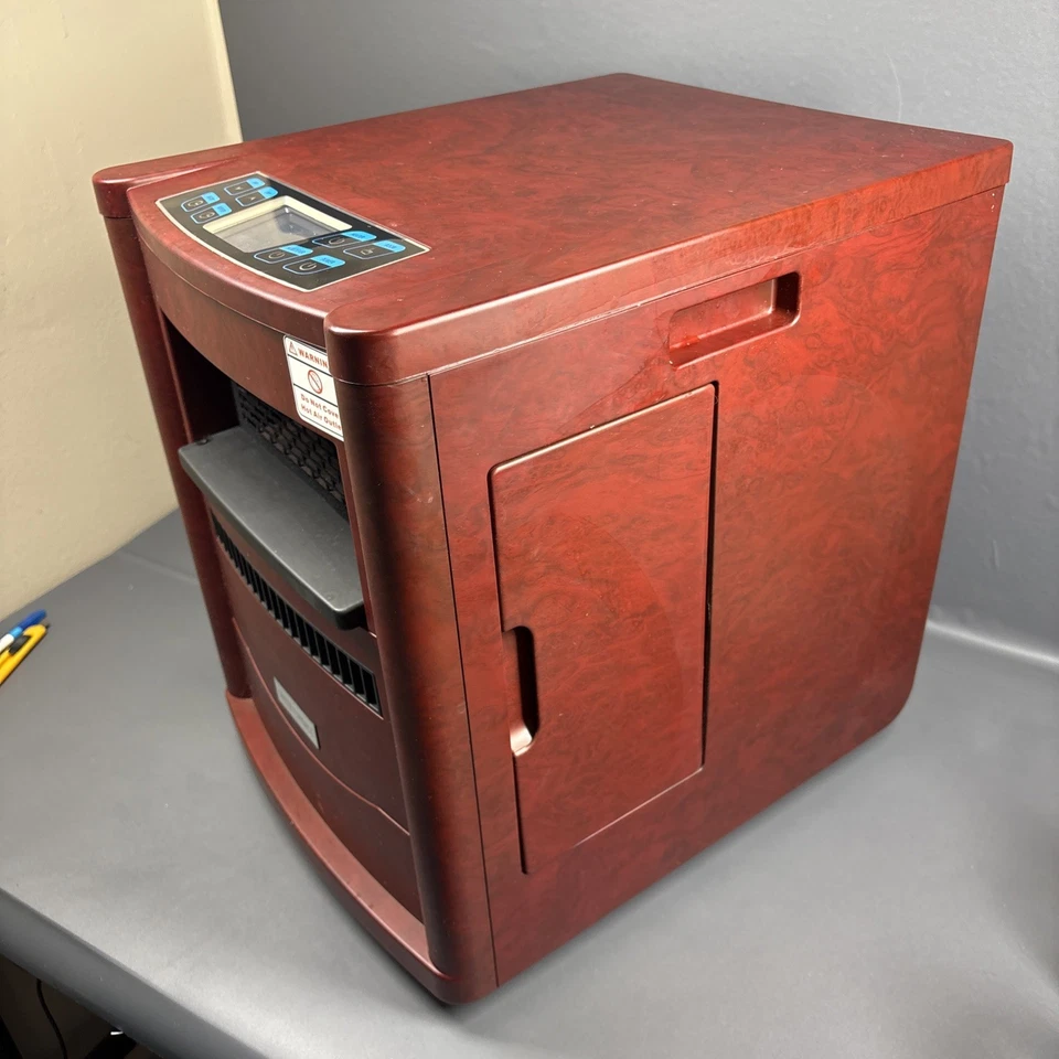 Calentador de gabinete eléctrico infrarrojo de cuarzo con control remoto 1500W interior, nuevo Foto 3 de 4