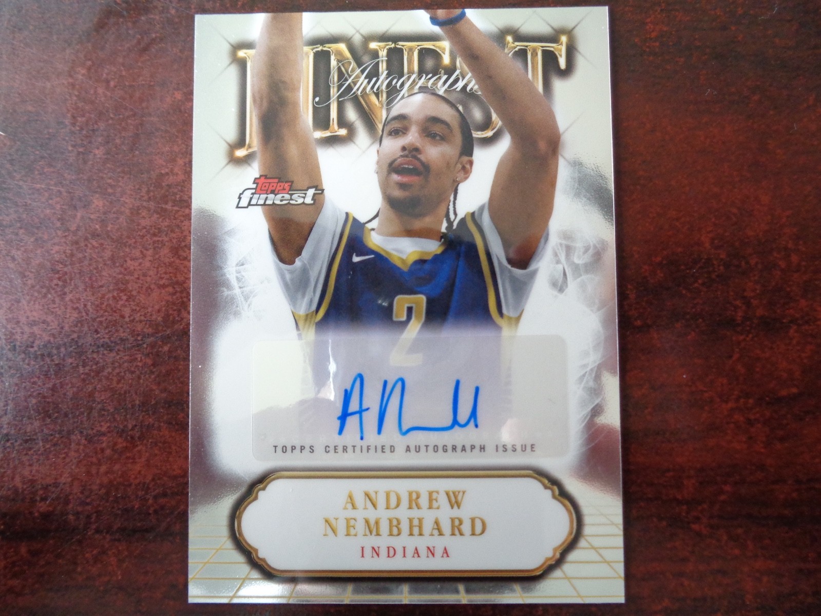 2024-25 Topps Finest Andrew Nembhard AUTOGRAPH-Pacers
