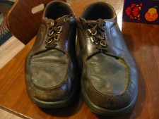 SAS Shoes Mens Size 11M Brown Leather Lace Up Walking Made In USA Comfort Shoe