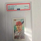 2020 Topps 206 Mike Trout Mini PSA 10 Angels