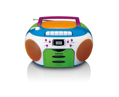 LENCO SCD-971 bunt Radiorekorder mit CD-Spieler und Kassettendeck #24993632