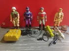 Hasbro 3.75 Vintage 80s/90s Action Figure Lot  4 GI Joe Real American Hero