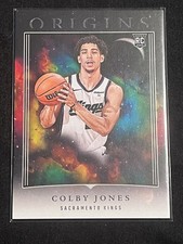 2023-24 Panini Origins Colby Jones 51 Sacramento Kings Rookie Card RC