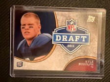 2011 Topps Rising Rookies NFL Draft #DRKR Kyle Rudolph RC Rookie Card Vikings ?. rookie card picture