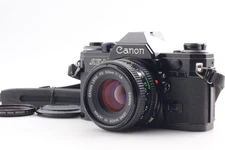 [Near MINT] Canon AE-1 35mm SLR Film Camera New FD 50mm f/1.8 Lens From JAPAN