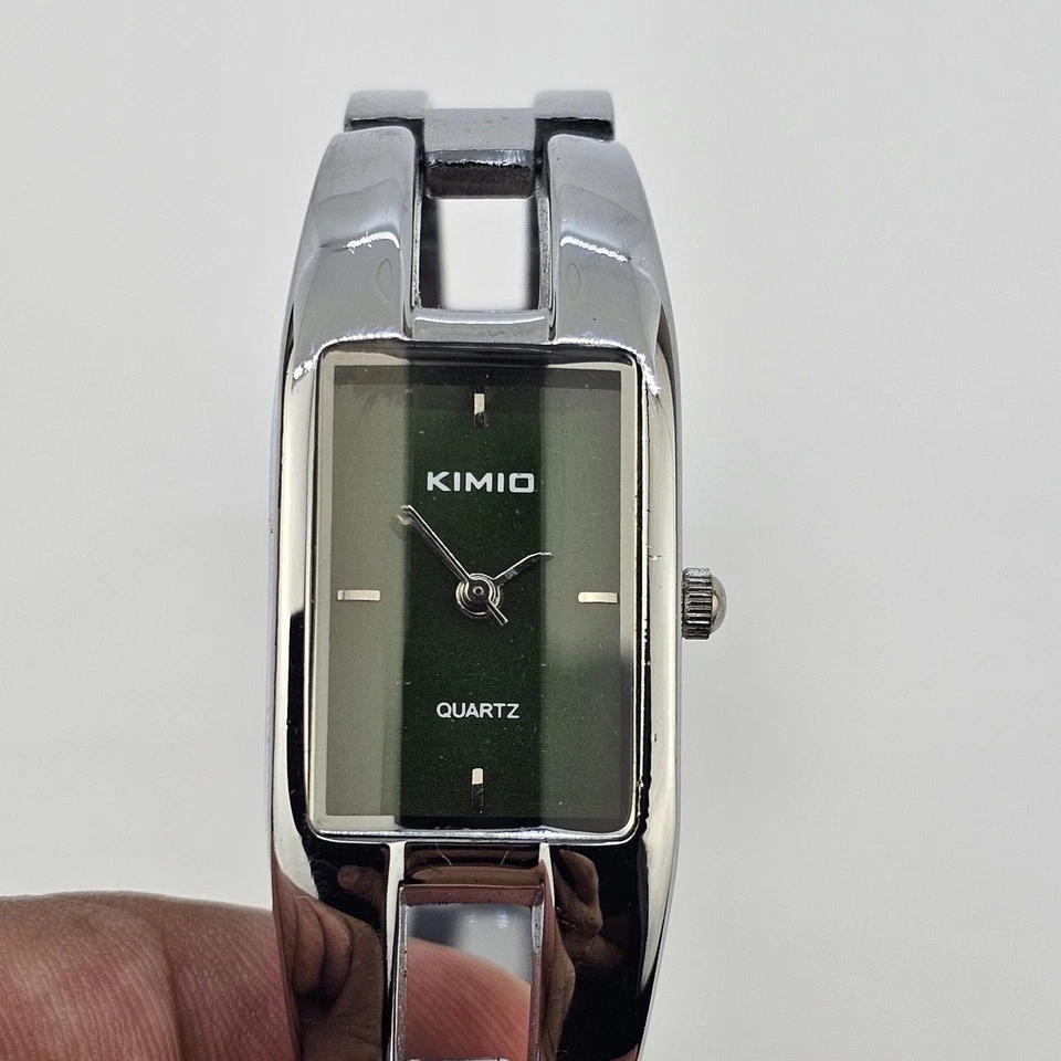 Kimio Women's Watch 20MM Gray Bracelet 5-6" New Battery Working READ DESCRIPTION - Image 2 of 4