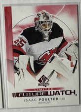 2024-25 SP Authentic -  Future Watch Isaac Poulter #192 Red Limited RC
