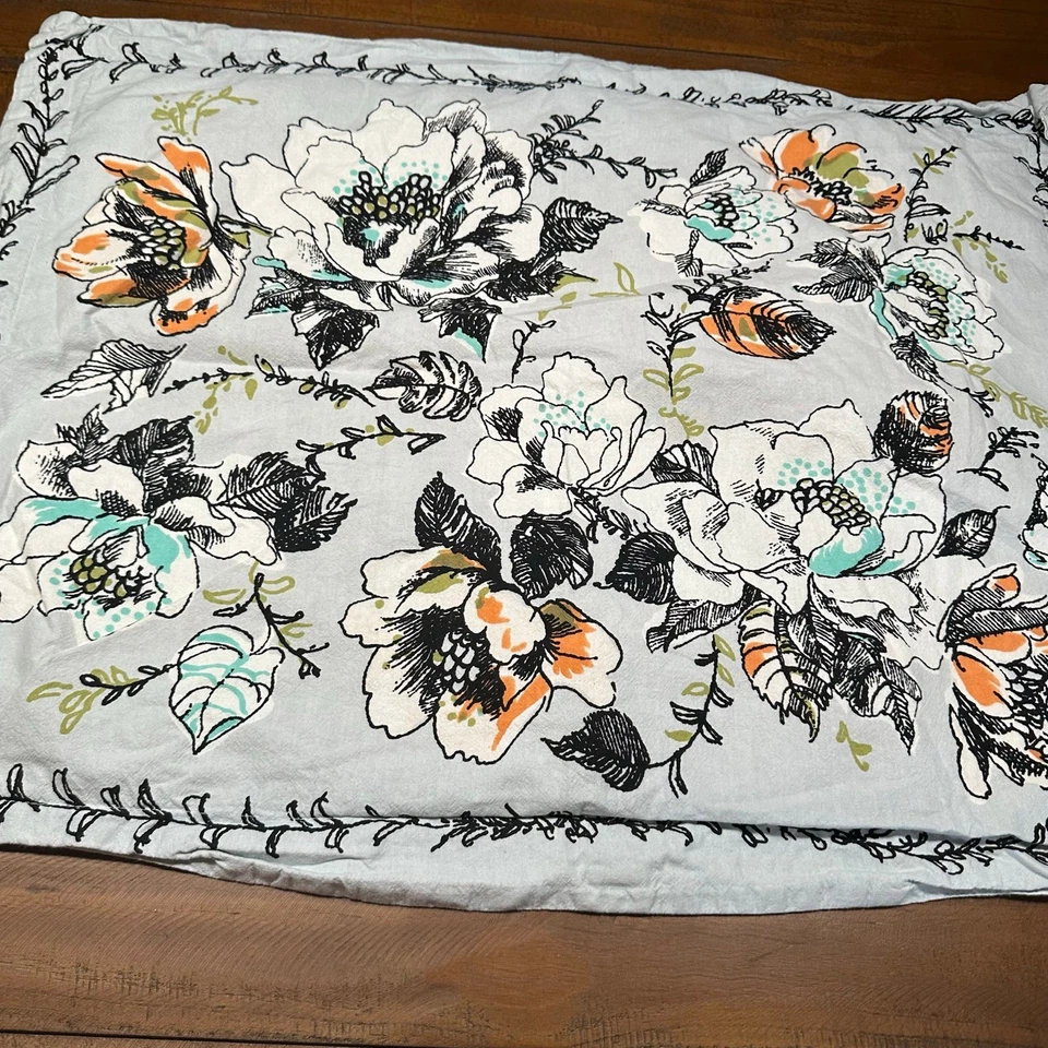 Juego de 2 fundas de almohada estándar florales botánicas Anthropologie Urban Outfitters Foto 2 de 4