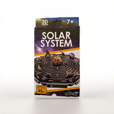 Edu-Sci Weltraum 3D Puzzle Sonnensystem 45 Teile 20 cm Planeten Wissenschaft 7y+ Geschenkidee