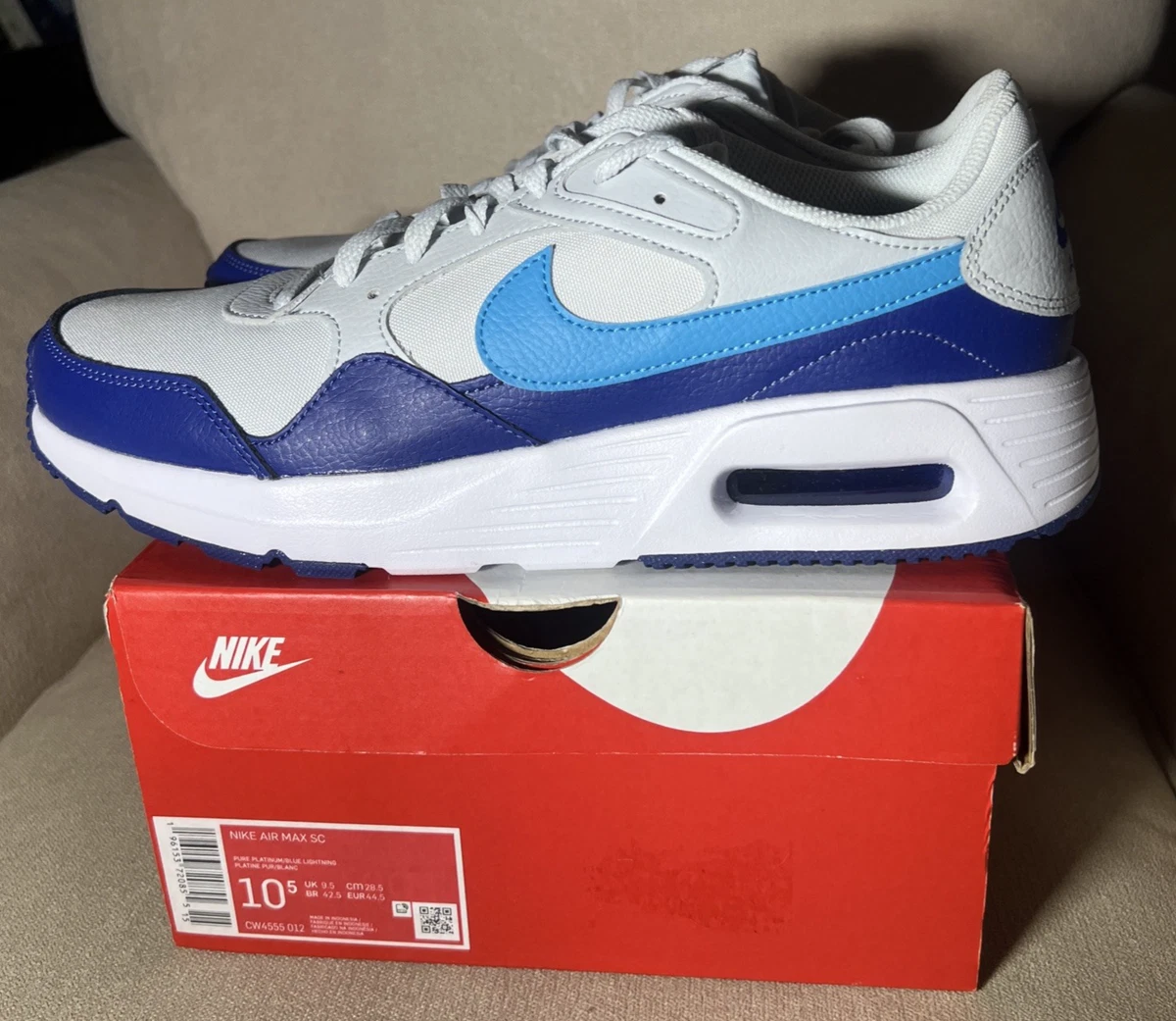 Nike Air Max SC Pure Platinum Racer Blue 2023 for Sale  display picture 1