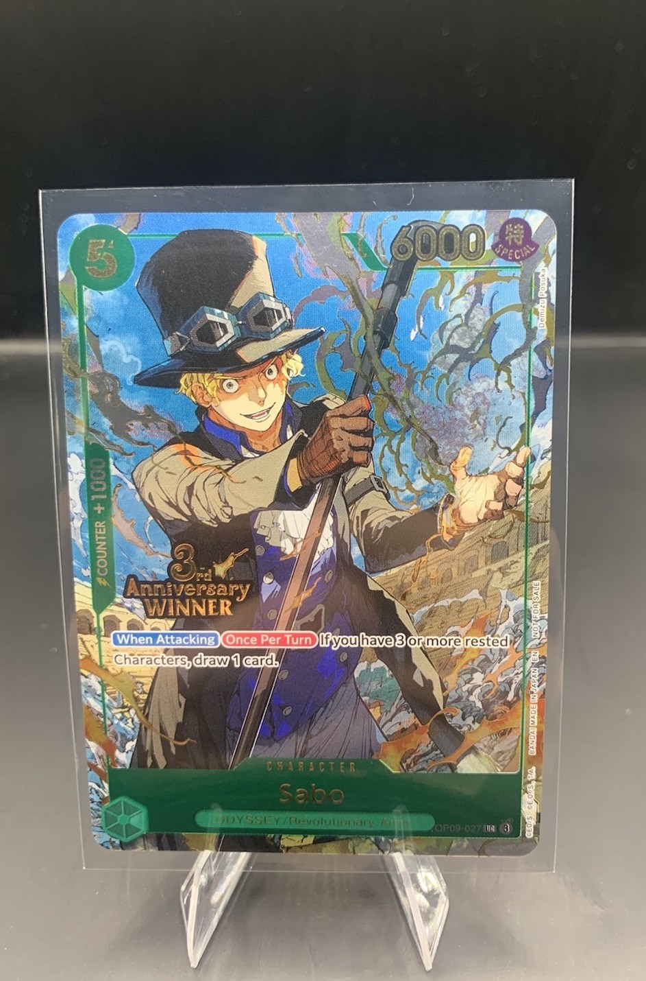 Sabo - OP09-027 (3rd Anniversary Winner) OP09-027 One Piece Promotion Cards Foil