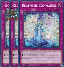 Yugioh! 3x Regenesis Commands DUAD-EN077 Common 1st Ed NM