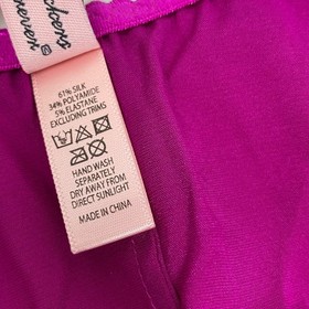 Agent Provocateur Molly Purple Silk Brief AP4 Large New