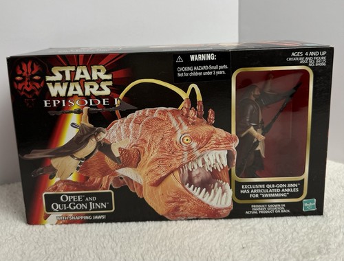 Star Wars Episode I Opee & Qui-Gon Jinn Figurenset 1998 Sealed Phantom Menace