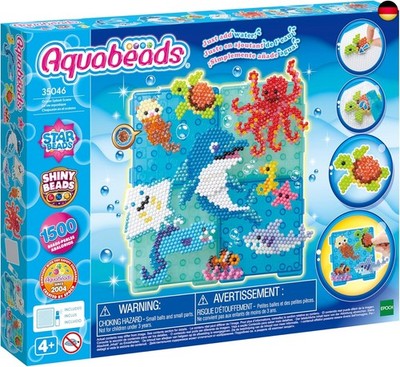 Aquabeads - 35046 Ozean Bastelset - Komplettset, Wasserperlen für Kinder ab 4 