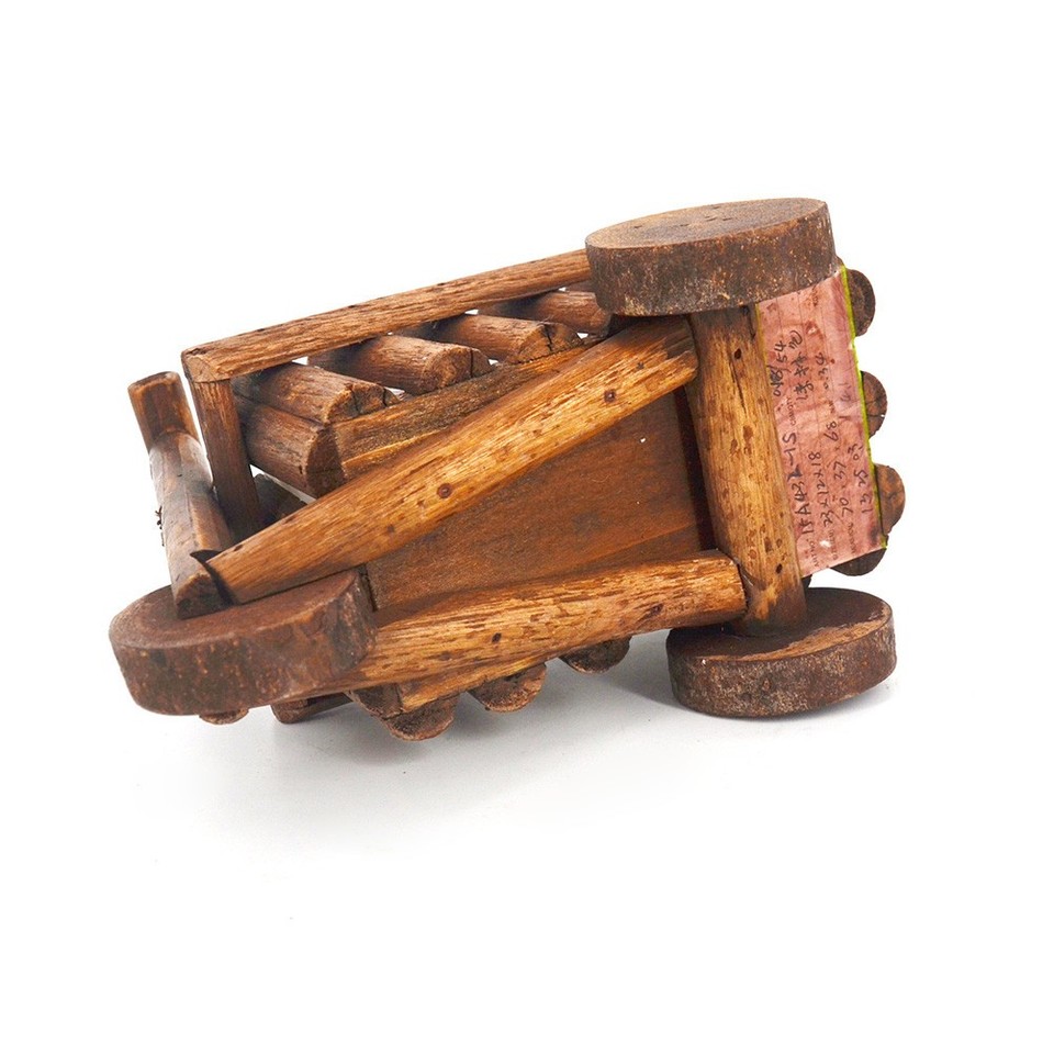 Brown Wooden Flower Pot Cart Stylish Multi Functional Plant Container ...
