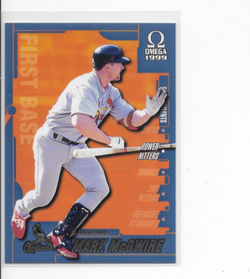 Mark McGwire 1999 Pacific Omega 5-Tool Talents #15 - Cardinals