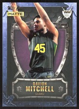 3026F 2022 Wild Card Matte #WW-10 Davion Mitchell Weekend Warrior Silver #/100
