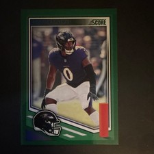 Panini 2025 Score Green Parallel #10 Roquan Smith Baltimore Ravens NFL