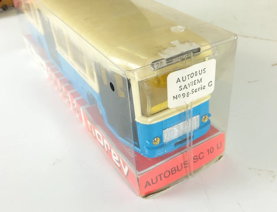 Norev ancien - Autobus Saviem ligne 20 "La Madrague" - N°98 - Neuf en boîte - Photo 3/4
