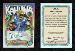 2023 Bowman U Chrome The Big Kahuna Auto /150 Dante Moore #TBK-10 Auto