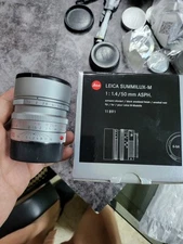 Leica 50 F1.4 Asph Silver Brass