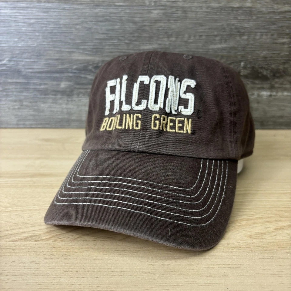 Gorra ajustada de halcones verdes boliche para hombre marrón NCAA muestra de fútbol americano universitario Foto 4 de 4