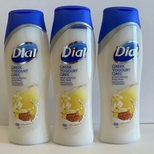 3 x Dial Body Wash Moisturizing Greek Yogurt Vanilla Honey 16oz NEW