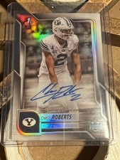 2025 Bowman Chrome Prospect Auto- Chase Roberts 1st White /15 #BCA-CR BYU
