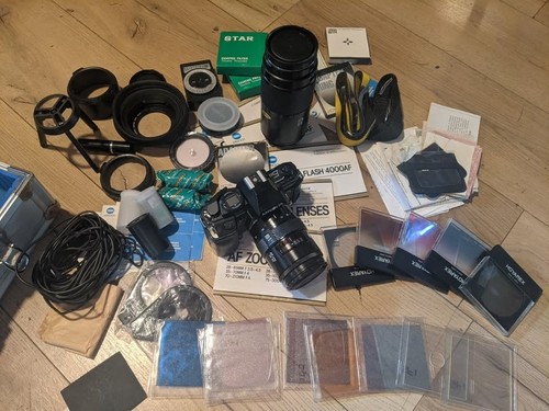 Minolta 9000af professional 35mm analogue camera with many extra's - Picture 3 of 10