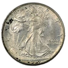 1939 D Walking Liberty Half Dollar 50C Silver BU Brilliant Uncirculated ~ Inked
