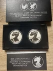 2021 AMERICAN EAGLE 1oz SILVER REVERSE PROOF TWO COIN SET