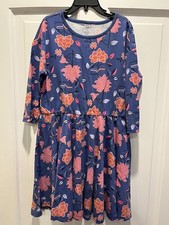 Tea Collection Blue Nepalese Dress Size 10