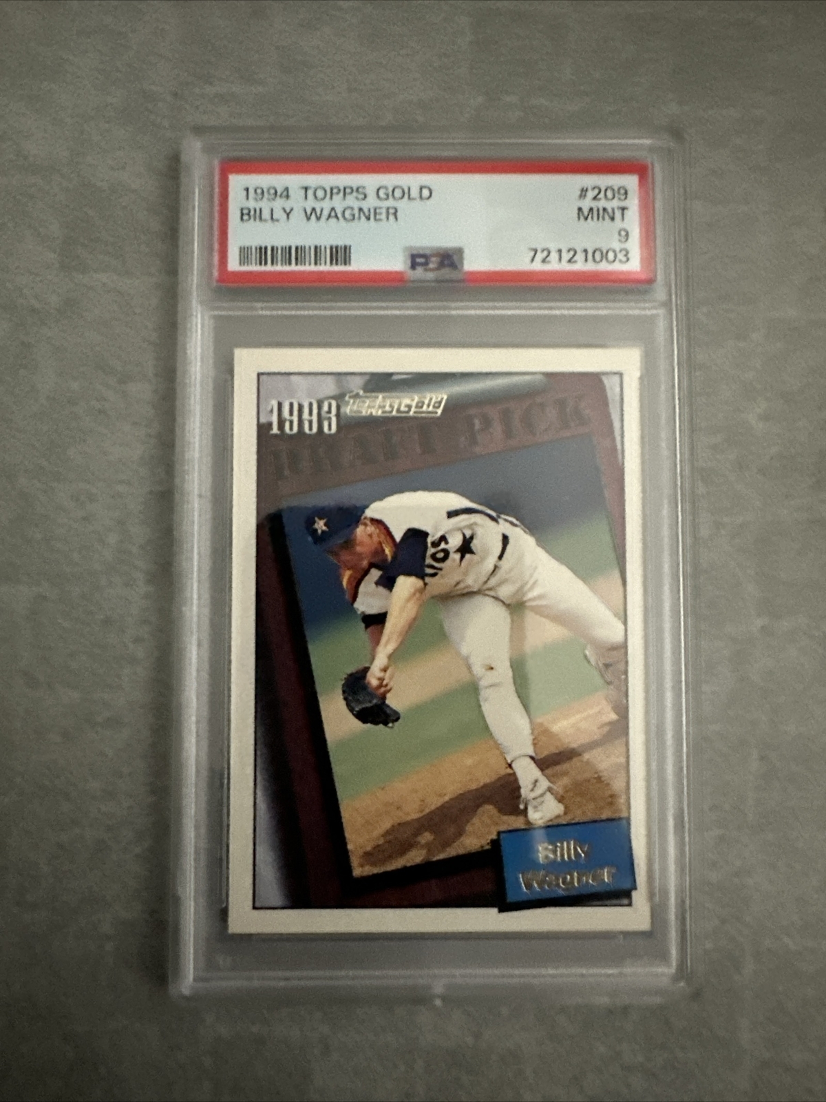 1994 Topps Gold Billy Wagner #209 PSA 9 Rookie RC