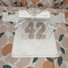 Arizona State Pat Tillman Football Jersey Adult Large White Game Face Athletic