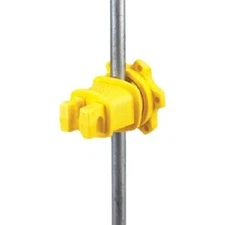 (250)-Dare Screw-On Yellow Polythylene Electric Fence Insulator WESTERN-RP-25