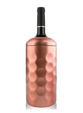 Enfriador de botellas de vino premium - Enfriador de vino de doble pared, aislado al vacío, rosa