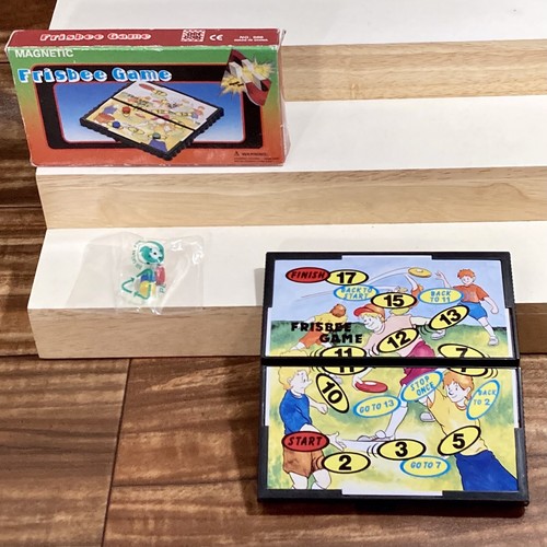 Magnetic Pocket Travel Games Racing Game, Frisbee Game and Children Game New - Picture 4 of 5