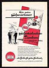 3w1083/ Alte Reklame - von 1960 - SCHWARTAUER Schokoladen Bonbons